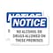 Signmission No Alcohol Or Drugs Allowed On These, 14 in W x Rectangle, Vinyl Decal OS-2PACK-NS-D-1014-L-16000 - alternate 1